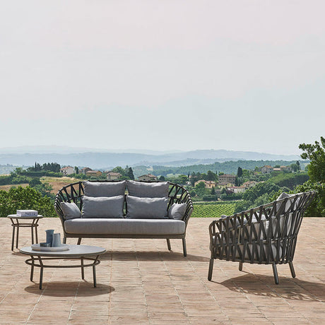 DIME GARDEN Oslo Serenity Light Luxury Rattan Sofa Chair from DIME GARDEN