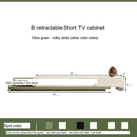 KOCU HOME Elowen Chic Solid Wood TV Cabinet from KOCU HOME
