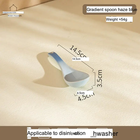 MH Elowen Elegant High-Value Ceramic Soup Spoon from MH