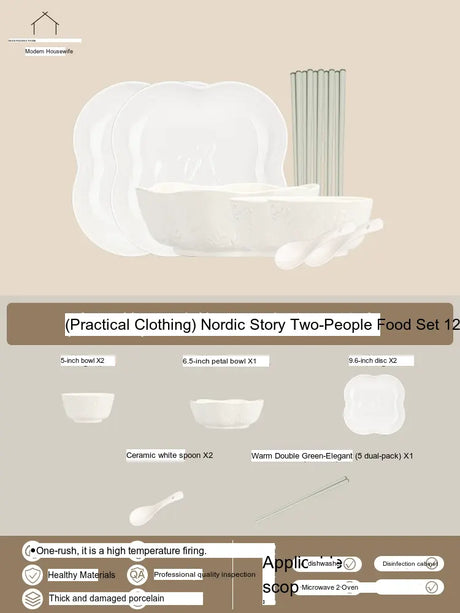MH Alhambra Chic Scandinavian Soup Bowl Set from MH