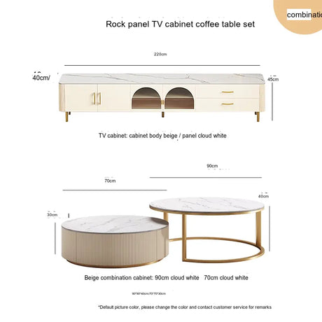 XIMIKA Isolde Sleek Glass Minimalist Coffee Table from XIMIKA