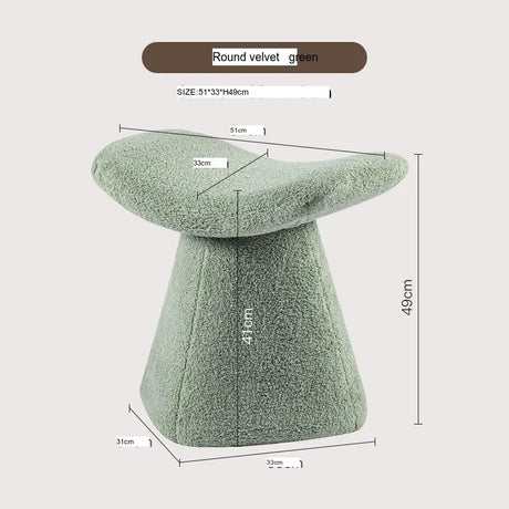 MOXER Isola Chic Leather Dressing Stool from MOXER