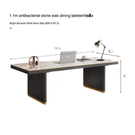 QUANMU Santiago Luminescent Rectangular Luxury Table from QUANMU