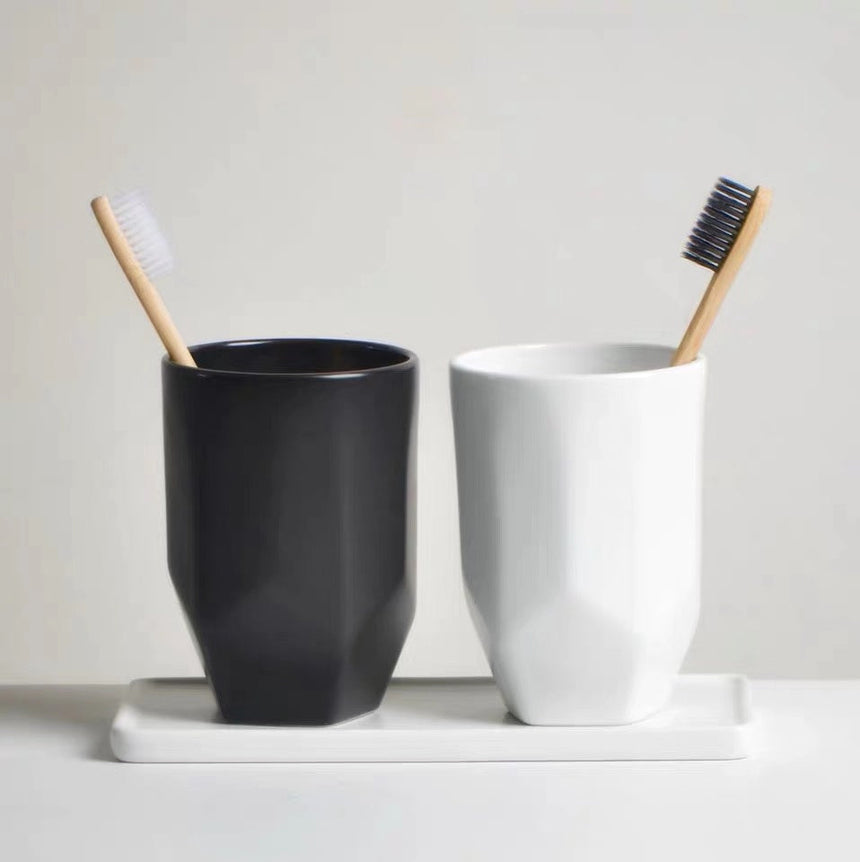 TIANRUN Marisol Elegant Ceramic Mouthwash Glass from TIANRUN