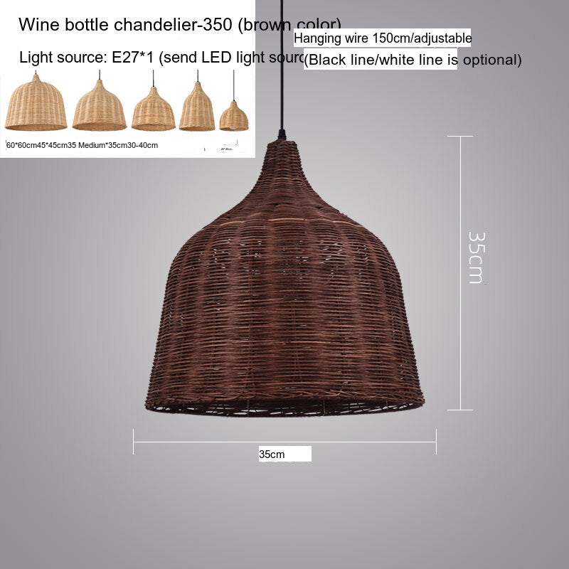 BOJI Takumi Elegant Bamboo Ceiling Lamp from BOJI