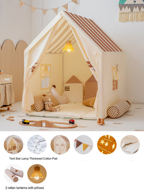 LITTLE DOVE Isidore Enchanted Castle Indoor Tent Playhouse from LITTLE DOVE