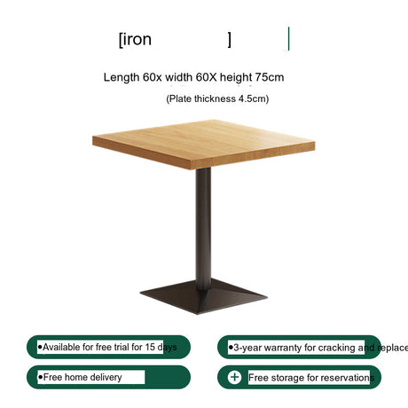 WEIMEI Santiago Rustic Solid Wood Dining Table Set from WEIMEI