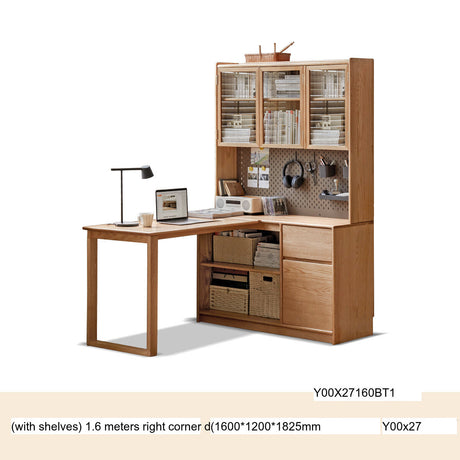 GENJI Haruka Solid Wood Integrated Study Desk from GENJI