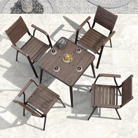 ZIYE Marcellus Weather-Resistant Wooden Table & Chair Set from ZIYE