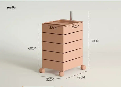 PUMPKIN BOX Rotating Storage Bedside Cabinet from PUMPKIN BOX
