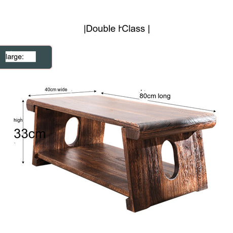 PAULOWNIA Akihiro Elegant Foldable Bay Window Table from PAULOWNIA
