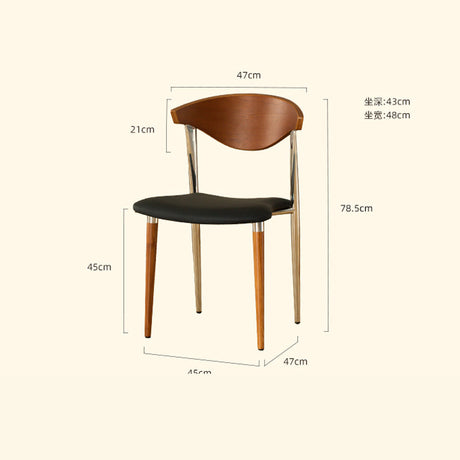 LAIMO Penelope Vintage Wooden Dining Chair from LAIMO
