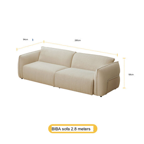HANKE Elowen Stylish Minimalist Black Sofa from HANKE