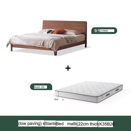 GENJI Aiko Sleek Modern Minimalistic Sun Tanoil Double Furniture from GENJI