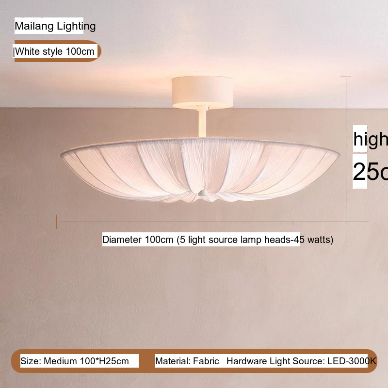 MAILANG Anorak Sleek Cream Lighting Ceiling Fixture from MAILANG