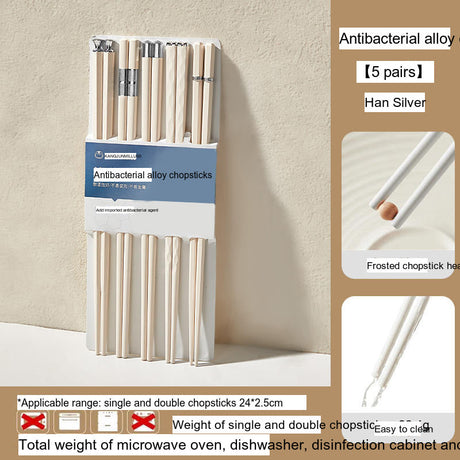 MOSE Antibacterial Metal Chopsticks Set from MOSE