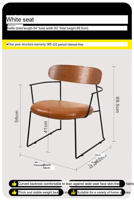 ABOUT WHITE Elowen Cozy Modern Dining Chair from ABOUT WHITE