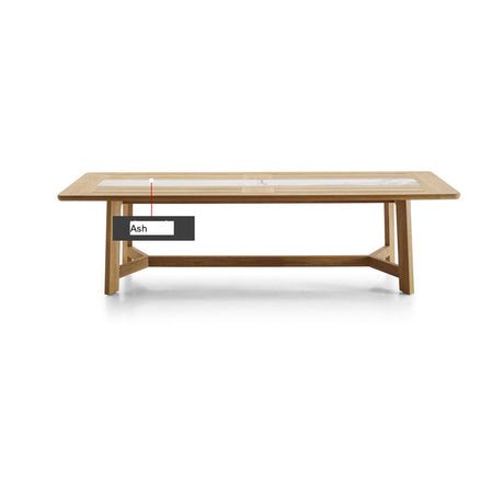 DIME GARDEN Amara Elegant Teak, Rattan Outdoor Table Set from DIME GARDEN