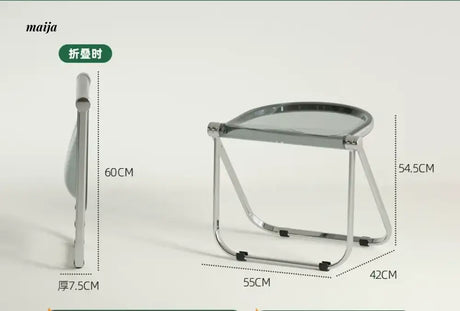 PUMPKIN BOX Foldable Acrylic Makeup Stool from PUMPKIN BOX