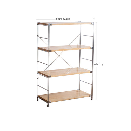 BAIYA SHUNAN Haruki Elegant Wooden Multilayer Storage Rack from BAIYA SHUNAN