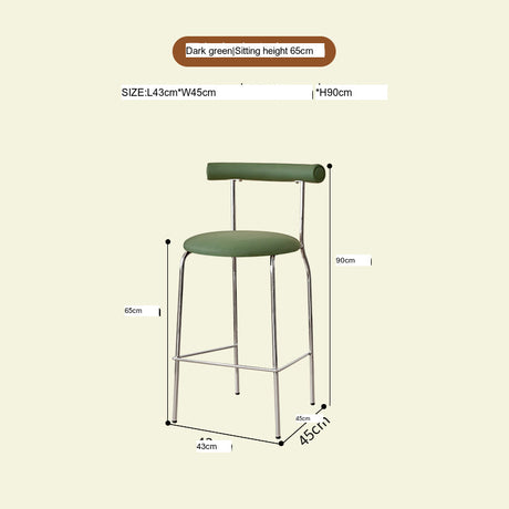 NIYE Solene Modern Chic Luxury High Stool from NIYE