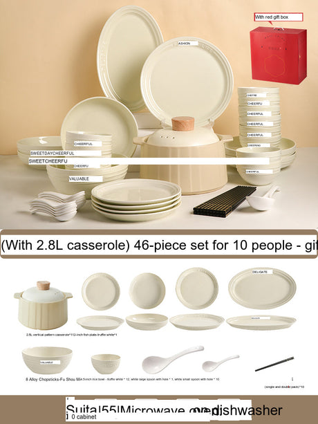 MOSE French Glaze Ceramic Tableware Set from MOSE