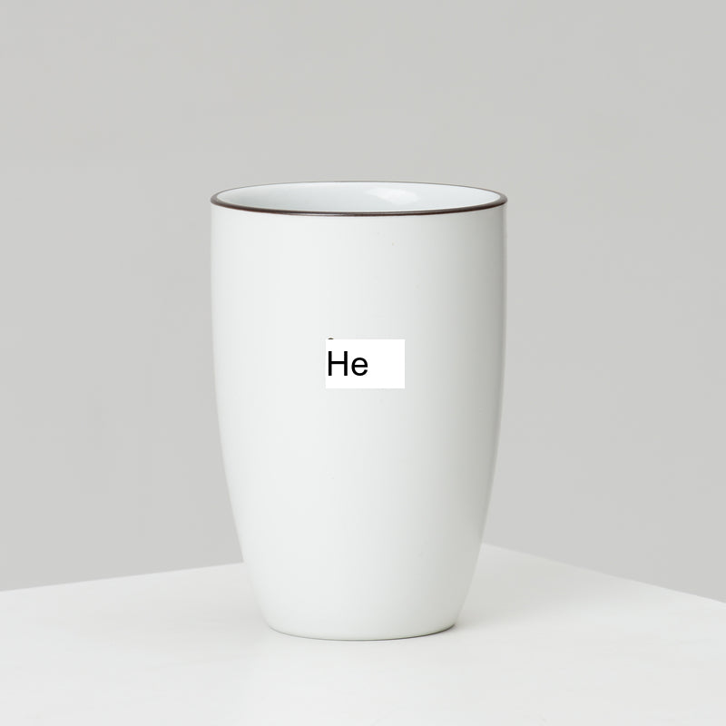 TIANRUN Hiroshi Elegant Fresh Matte Ceramic Mouthwash Cup from TIANRUN
