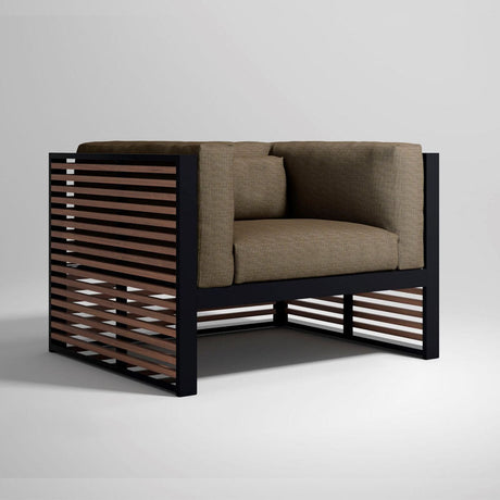 DIME GARDEN Hokkai Elegant Teak Couryard Lounge Chair from DIME GARDEN