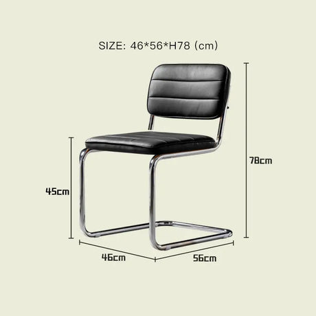 LAZYSPACE Olivia Light Luxury Leather Chair from LAZYSPACE