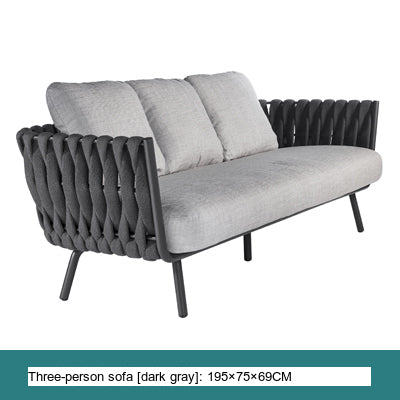 RATTAN SPACE Alhambra Waterproof Nordic Garden Chair Set from RATTAN SPACE