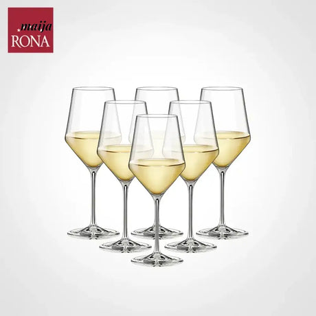 RONA Burgundy Red Wine Glass Crystal Collection from HOBBYTREE