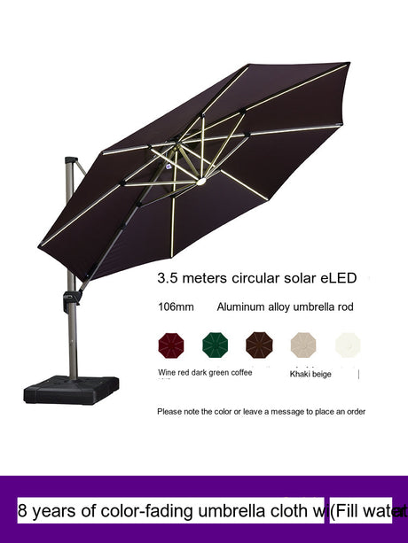 ZIYE Lirien Street Umbrella Solar Powered Villa from ZIYE