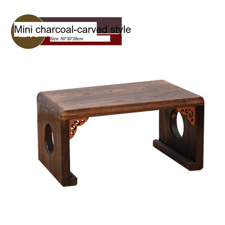 PAULOWNIA Seville Rustic Antique Bay Window Balcony TaTa Coffee Table from PAULOWNIA