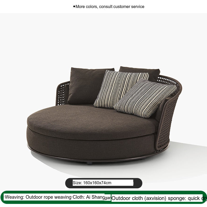 DIME GARDEN Lisandra Stylish Rattan Outdoor Sofa from DIME GARDEN