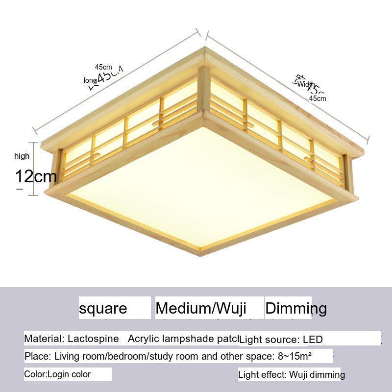 BOJI Haruki Minimalist Square LED Ceiling Light from BOJI