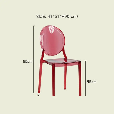 LAZYSPACE Leo Acrylic Coffee Chair from LAZYSPACE