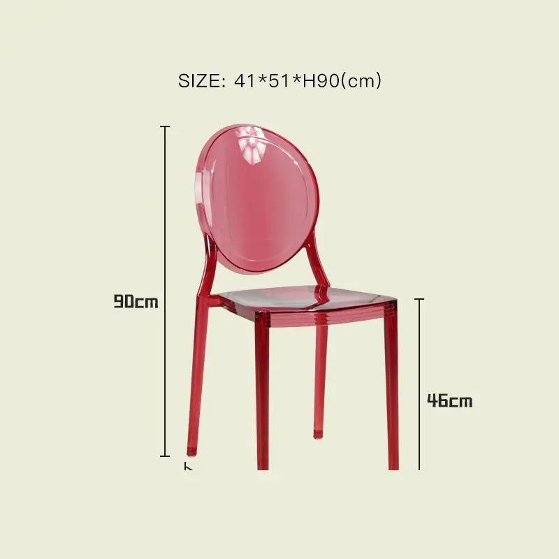 LAZYSPACE Leo Acrylic Coffee Chair from LAZYSPACE