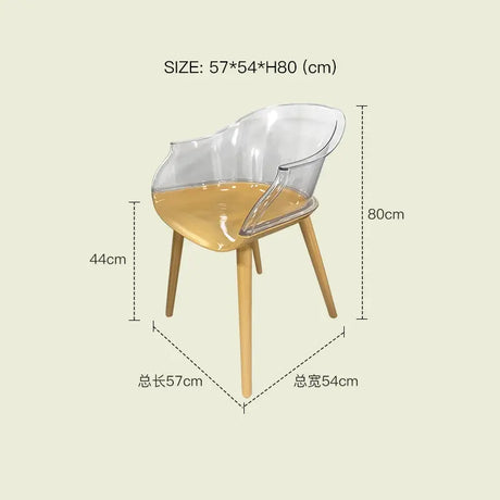 LAZYSPACE Evelyn Acrylic Highchair from LAZYSPACE