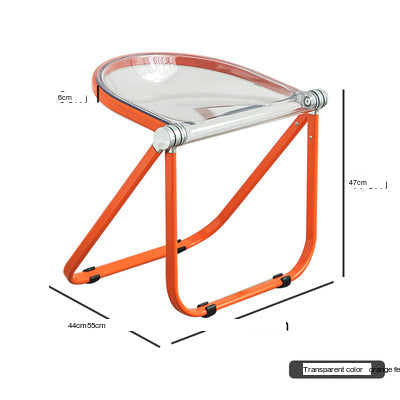 NIYE Montgomery Sleek Transparent Folding Stool from NIYE