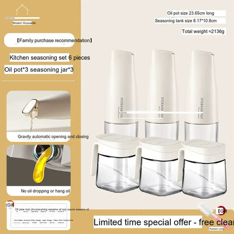 MH Isadora Effortless Pouring Automatic Oil Tank Set from MH