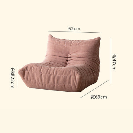 LAIMO Penelope Cozy Leisure Caterpillar Sofa from LAIMO