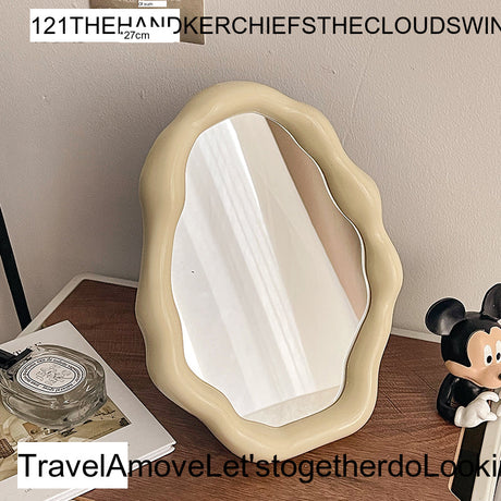 MI XIAOXIAO Amaya Elegant Compact Mirror - Standable Desktop Makeup Type from MI XIAOXIAO