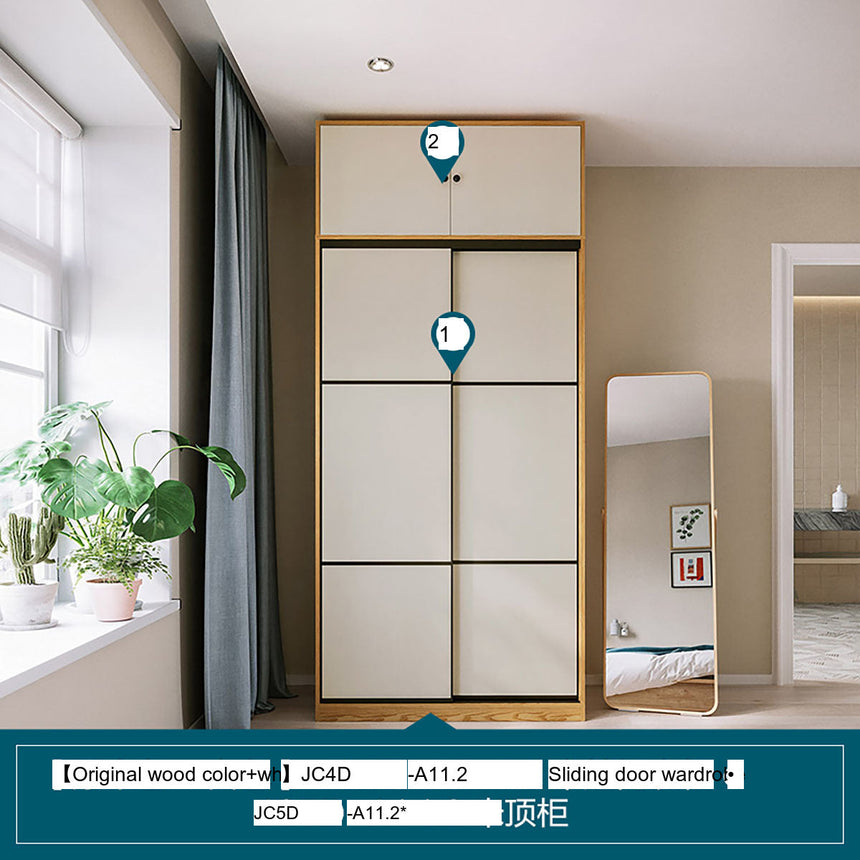 LINSYKIDS Japanese Style Sliding Door Wardrobe from LINSY KIDS