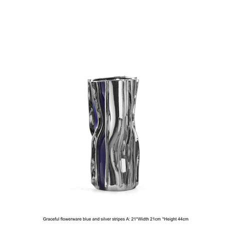VAVINCI Isolde Striped Polkadot Handmade Ceramic Vase from VAVINCI