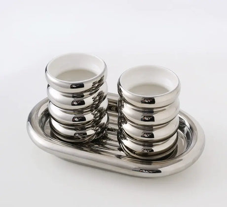 LENYVASEN Esme Elegant Bathroom Wash Cup Set from LENYVASEN
