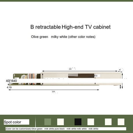 KOCU HOME Elowen Chic Solid Wood TV Cabinet from KOCU HOME