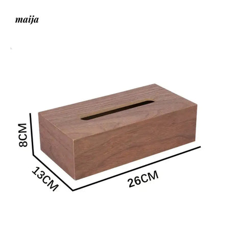 MUSN Elegant Wooden Tissue Box from MUSN