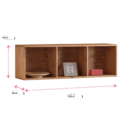 BAIYA SHUNAN Akira Elegant Natural Wood Storage Bookshelf from BAIYA SHUNAN