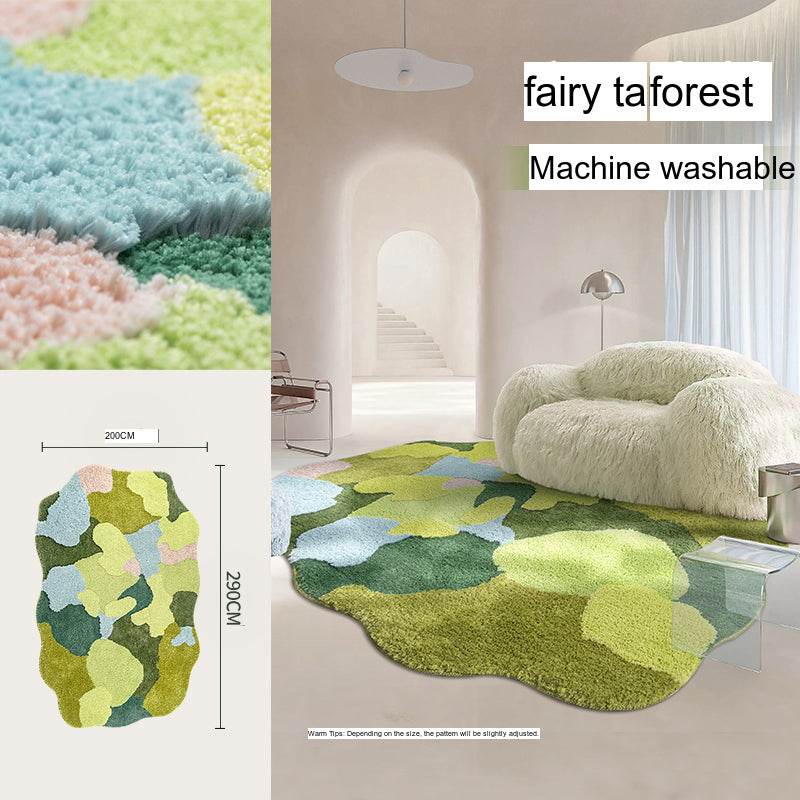 KENZAKI Sakura Snow Washable Rug from KENZAKI