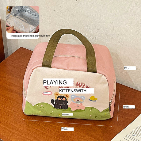 MI XIAOXIAO Aisling Insulated Waterproof Lunchbox Bag for Students from MI XIAOXIAO